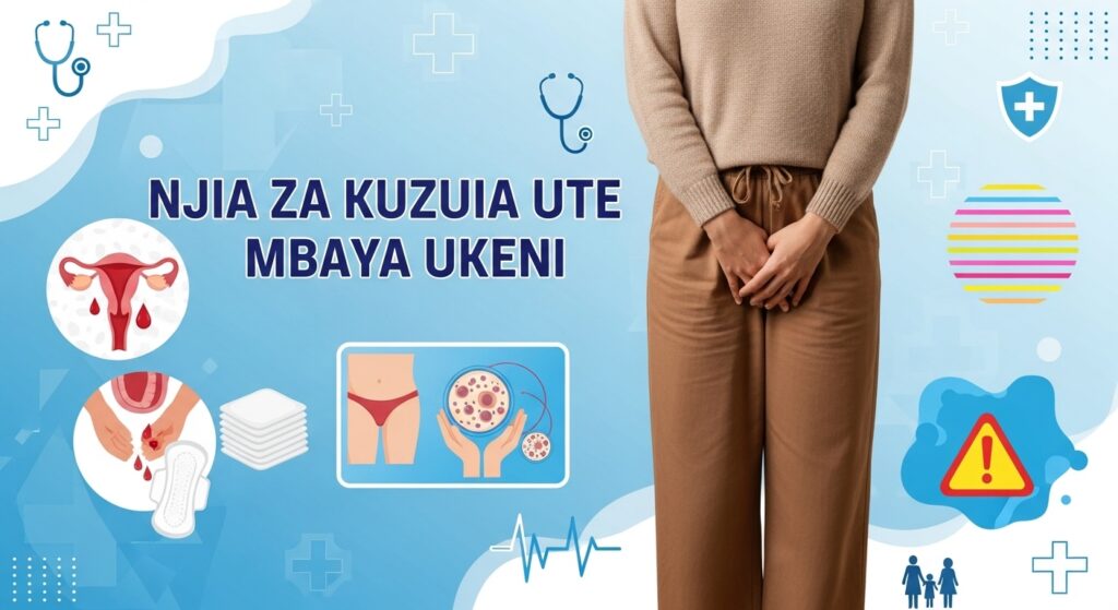 Njia za kuzuia ute mbaya ukeni